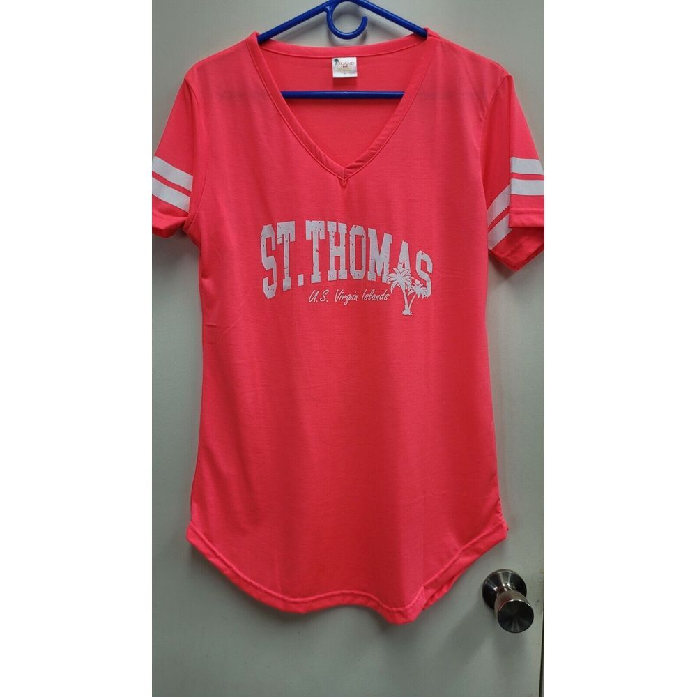 Island TEES Large Tee‎ Shirt Cool Pinkish